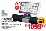 Sansui Tablet + Bluetooth Speaker