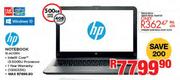 HP Notebook 15-AC10INI