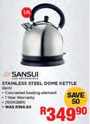 Sansui 1.7Ltr Stainless Steel Dome Kettle SSK01