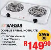 Sansui Double Spiral Hotplate SSH01