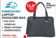 Kingsons Laptop Shoulder Bag-Each