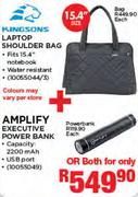 Kingsons Laptop Shoulder Bag+ Amplify Executive Power Bank