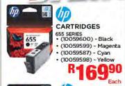 HP Cartridges 655 Series-Each