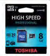 Toshiba 16GB Micro SD Card + Adapter