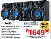 Sansui 2.1 DVD Hi-Fi With Bluetooth MDVX2003