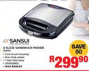 Sansui 4 Slice Sandwich Maker SSSM01
