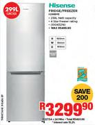 Hisense 299Ltr Fridge/Freezer H299BME