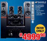 Sansui 5.2 Channel Component System SHT-6200