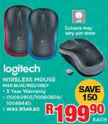 Logitech Wireless Mouse M185-Each