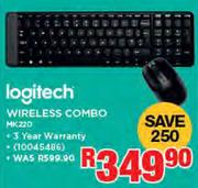 Logitech Wireless Combo MK220