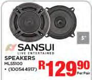 Sansui 5" Speakers MLS5100-Per Pair