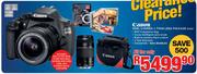 Canon DSLR Camera + Twin Lens Package D1200