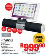 Sansui 7" Tablet + Bluetooth Speaker