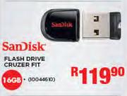 Sandisk Flash Drive Cruzer Fit 16GB
