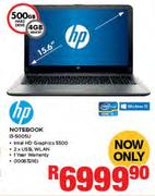 HP 15.6" Notebook I3-5005U