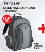 Targus Essential Backpack 15.6"