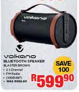 Volkano Bluetooth Speaker Blaster Brown