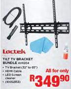 Loctek Tilt TV Bracket Bundle AVK204