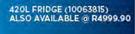 Hisense 420Ltr Fridge/Freezer