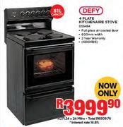 Defy 81Ltr 4 Plate Kitchenaire Stove DSS494