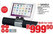 Sansui Tablet + Bluetooth Speaker MTK8312