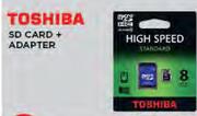 Toshiba 32GB SD Card + Adapter