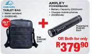 Tablet Bag 10.1" Plus Amplify Powerbank 