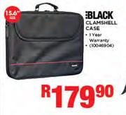 Black 15.6" Clamshell Case