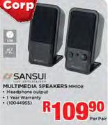 Sansui Multimedia Speakers MM108-Per Pair