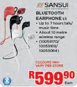 Sansui Bluetooth Earphone S3-Each