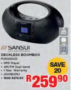 Sansui Deckless Boombox POR1001XD