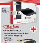 Barkan AV Glass Shelf