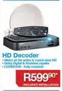 DSTV HD Decoder Including Installation