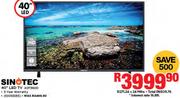 Sinotec 40" FHD LED TV 40F360D