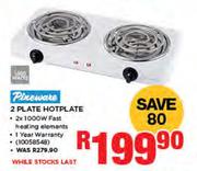 Pineware 2 Plate Hotplate
