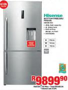 Hisense 610Ltr Bottom Freezer/Fridge