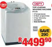 Defy Top Loading Washing Machine DTL132