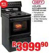 Defy 4 Plate Kitchenaire Stove DSS494