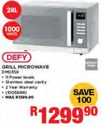 Defy Grill Microwave DMO359