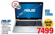 Asus 15.6" Notebook