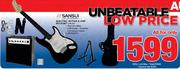 Sansui Electric Guitar & AMP Rockset