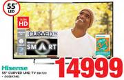 Hisense 55" UHD Curved Smart LED TV 55K720