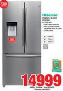Hisense 720Ltr French Door Fridge H720FS-WD