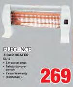 Elegance 3 Bar Heater EL-12