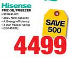 Hisense 359Ltr Fridge/Freezer H3598ME-WD