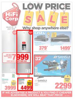 HiFi Corp : Low Price Sale (25 Jul - 31 Jul 2016), page 1