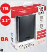 Toshiba Canvio 1TB External Hard Drive HDTP310EK3AA