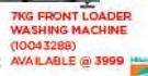 Hisense 7Kg Metallic Finish Front Loader Washing Machine 