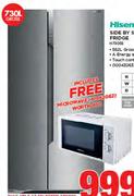 Hisense 730Ltr Side By Side Fridge H730SS