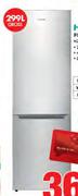 Hisense 299Ltr Metallic Finish Fridge/Freezer H299BME
